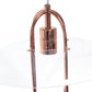 All The Rages Lalia Home Rose Gold Elongated Metal Pendant Light