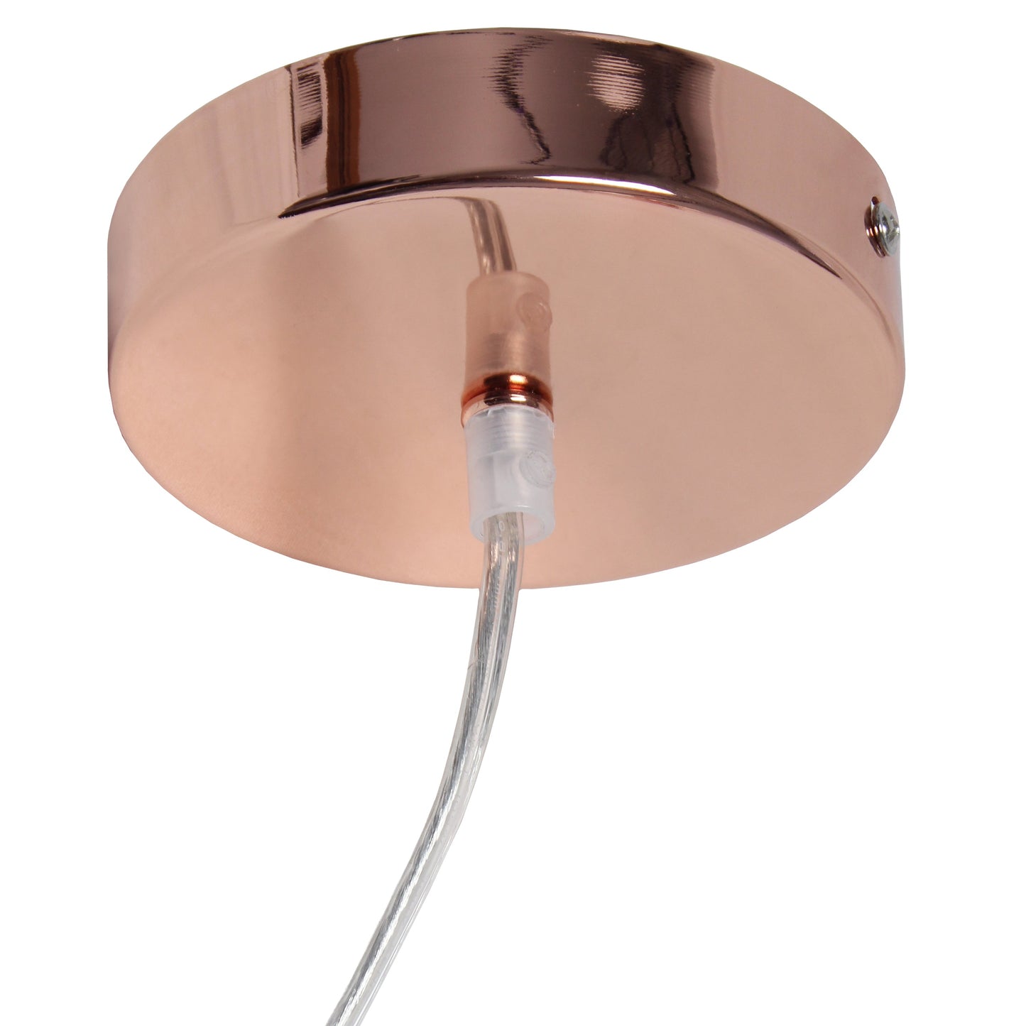 All The Rages Lalia Home Rose Gold Elongated Metal Pendant Light
