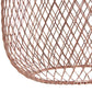 All The Rages Lalia Home Rose Gold Industrial Mesh Table Lamp