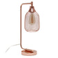 All The Rages Lalia Home Rose Gold Industrial Mesh Table Lamp
