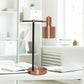 All The Rages Lalia Home Rose Gold Mid Century Modern Metal Table Lamp