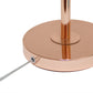 All The Rages Lalia Home Rose Gold Vertically Adjustable Table Lamp