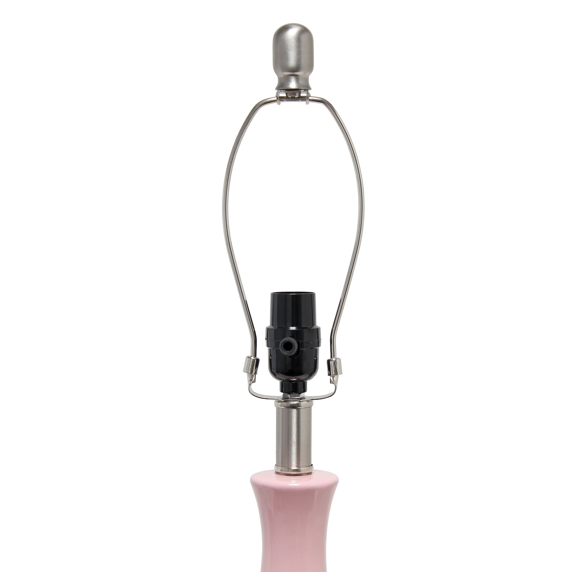 All The Rages Lalia Home Rose Pink Droplet Table Lamp With Fabric Shade