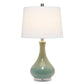 All The Rages Lalia Home Sage Green Droplet Table Lamp With Fabric Shade
