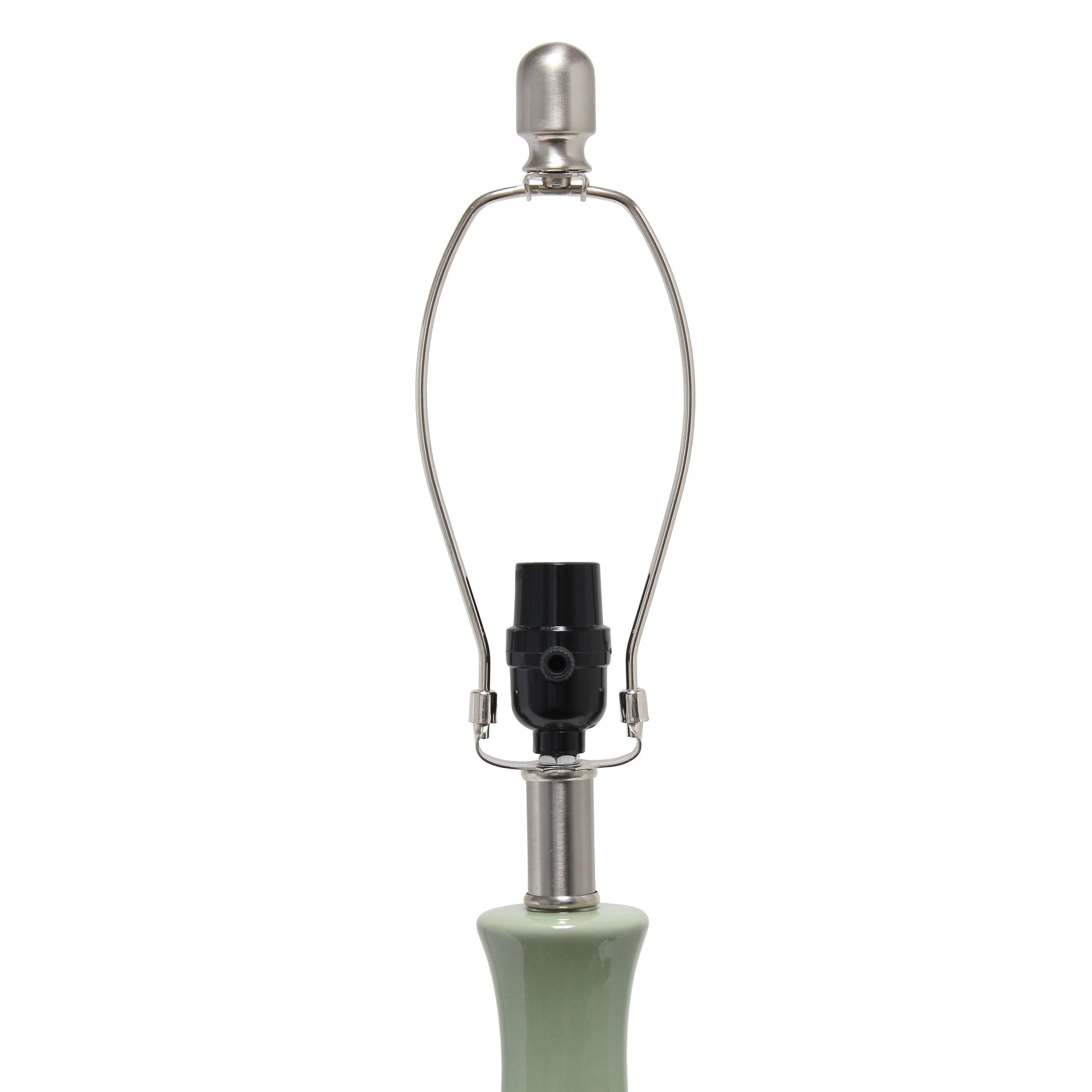 All The Rages Lalia Home Sage Green Droplet Table Lamp With Fabric Shade