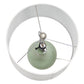 All The Rages Lalia Home Sage Green Droplet Table Lamp With Fabric Shade