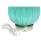 All The Rages Lalia Home Seafoam Pleated Table Lamp With White Fabric Shade