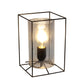 All The Rages Lalia Home Small Black Table Lamp With Smoked Cylinder Glass Shade