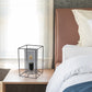 All The Rages Lalia Home Small Black Table Lamp With Smoked Cylinder Glass Shade
