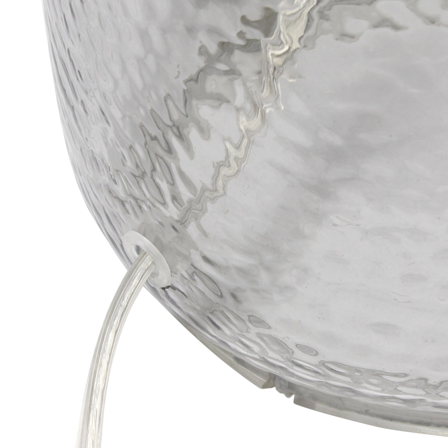 All The Rages Lalia Home Smokey Gray Hammered Glass Jar Table Lamp With Gray Linen Shade