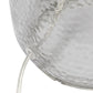All The Rages Lalia Home Smokey Gray Hammered Glass Jar Table Lamp With White Linen Shade