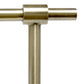 All The Rages Lalia Home Studio Loft 21" White Globe Shade Table Lamp With Marble Base & Antique Brass Arm