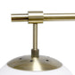 All The Rages Lalia Home Studio Loft 21" White Globe Shade Table Lamp With Marble Base & Antique Brass Arm