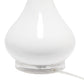 All The Rages Lalia Home White Droplet Table Lamp With Fabric Shade