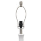 All The Rages Lalia Home White Droplet Table Lamp With Fabric Shade