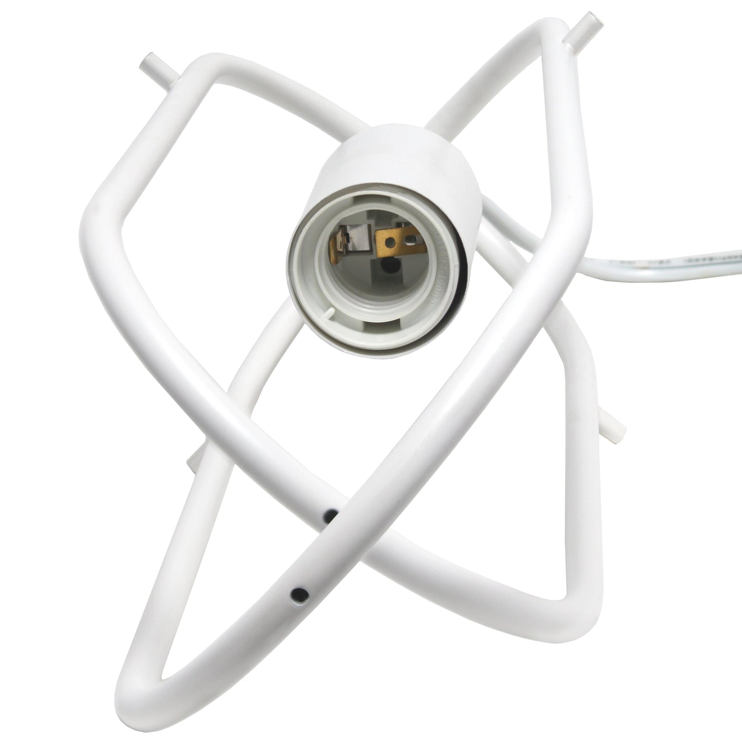 All The Rages Lalia Home White Elongated Metal Pendant Light