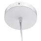 All The Rages Lalia Home White Elongated Metal Pendant Light
