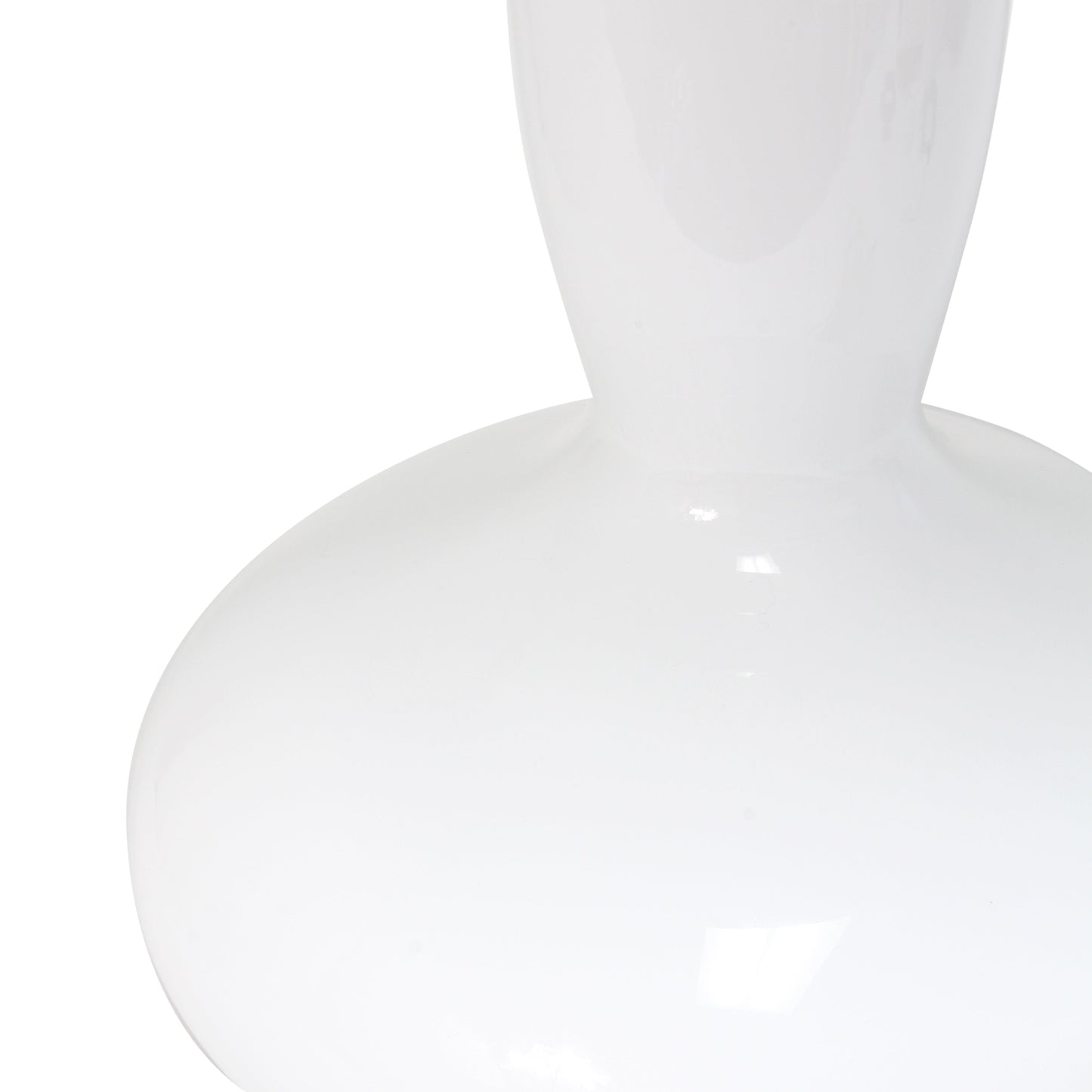 All The Rages Lalia Home White Glass Dollop Table Lamp With White Fabric Shade