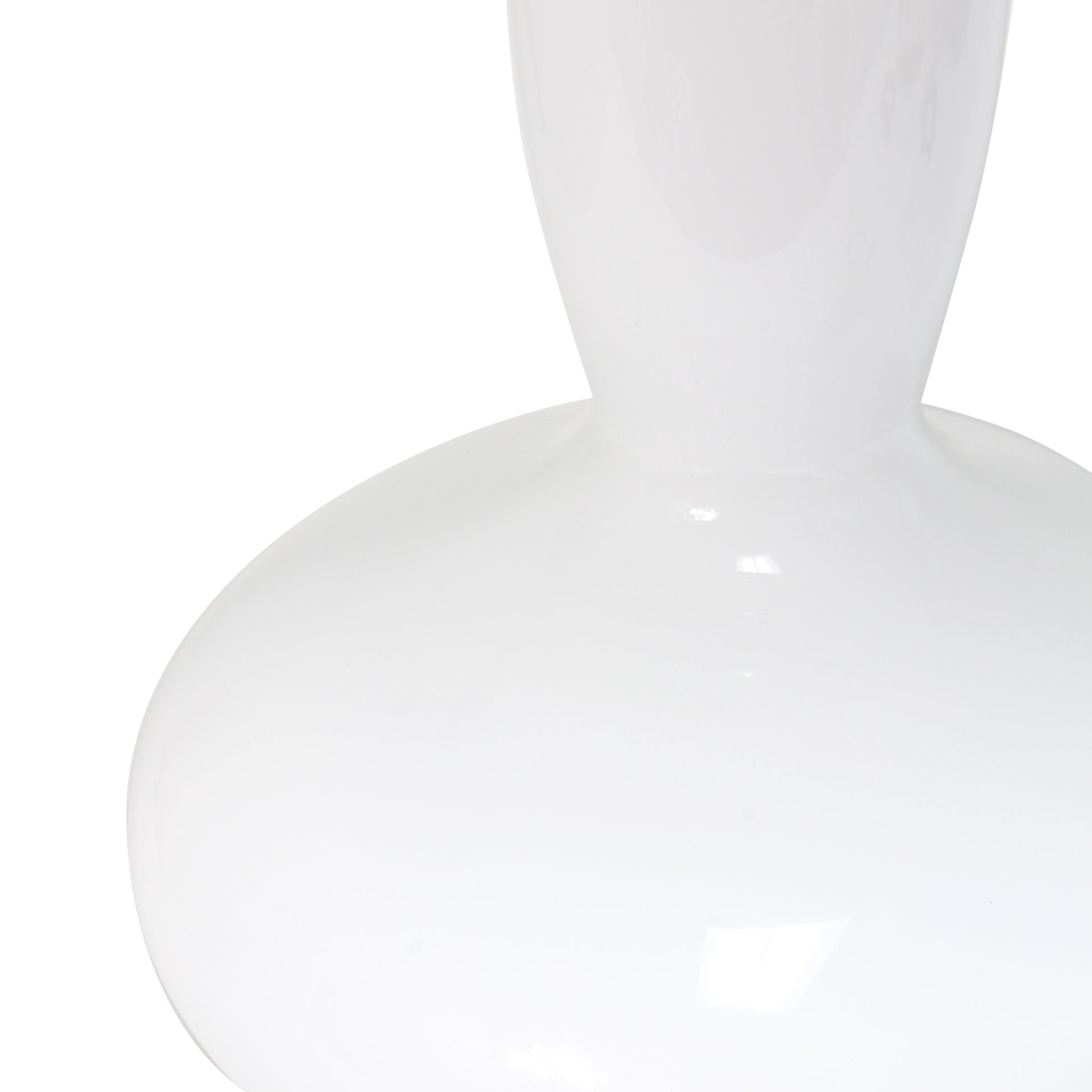 All The Rages Lalia Home White Glass Dollop Table Lamp With White Fabric Shade
