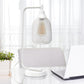 All The Rages Lalia Home White Industrial Mesh Table Lamp