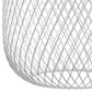 All The Rages Lalia Home White Industrial Mesh Table Lamp