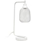 All The Rages Lalia Home White Industrial Mesh Table Lamp