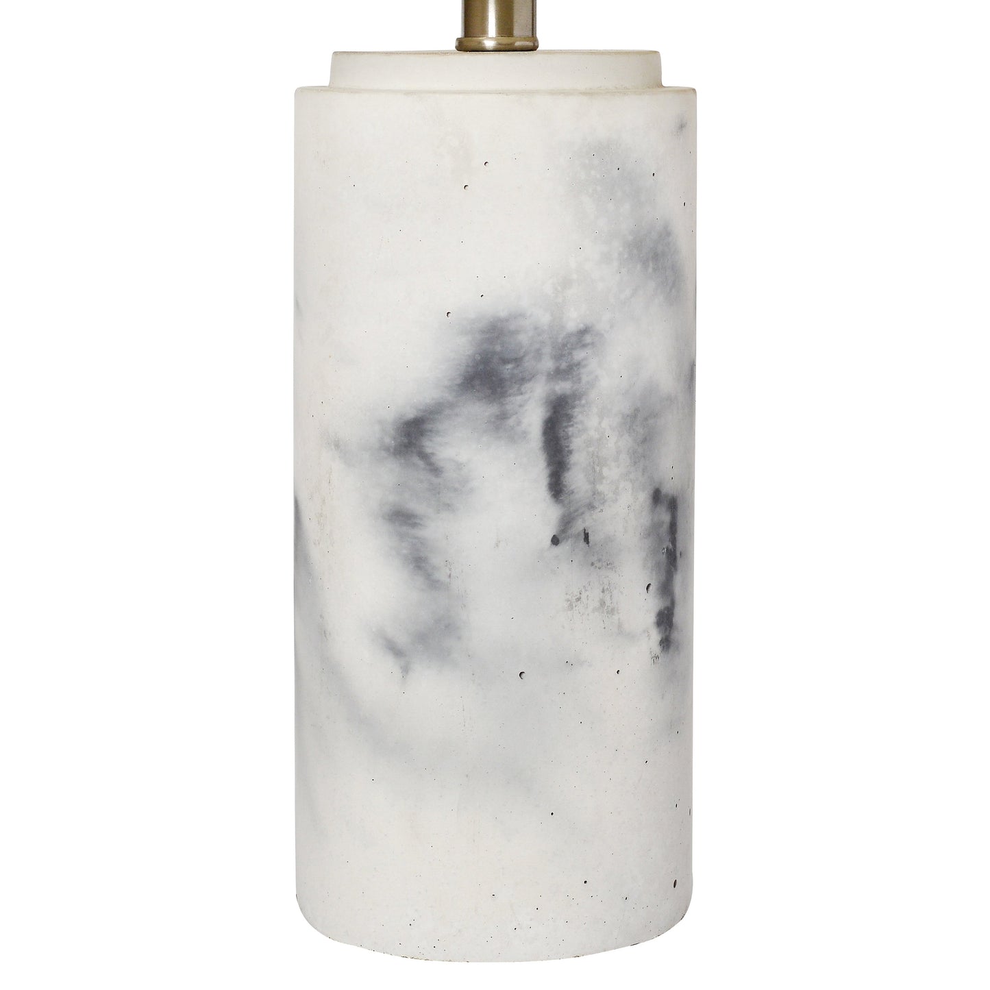 All The Rages Lalia Home White Marbleized Table Lamp With White Fabric Shade