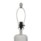 All The Rages Lalia Home White Marbleized Table Lamp With White Fabric Shade