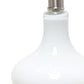 All The Rages Lalia Home White Paseo Table Lamp With White Fabric Shade