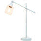 All The Rages Lalia Home White Vertically Adjustable Table Lamp