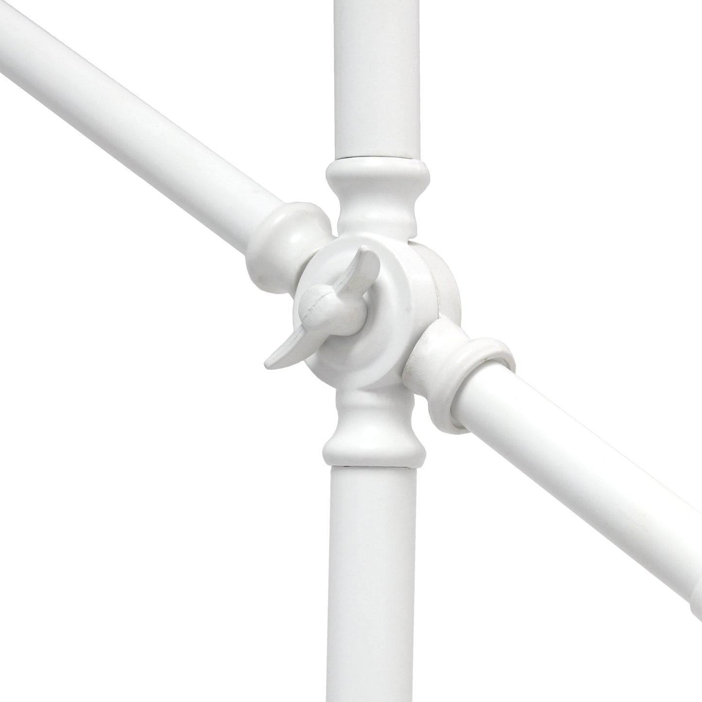 All The Rages Lalia Home White Vertically Adjustable Table Lamp