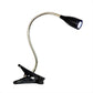 All The Rages LimeLights Black Flexible Gooseneck LED Clip Light Desk Lamp