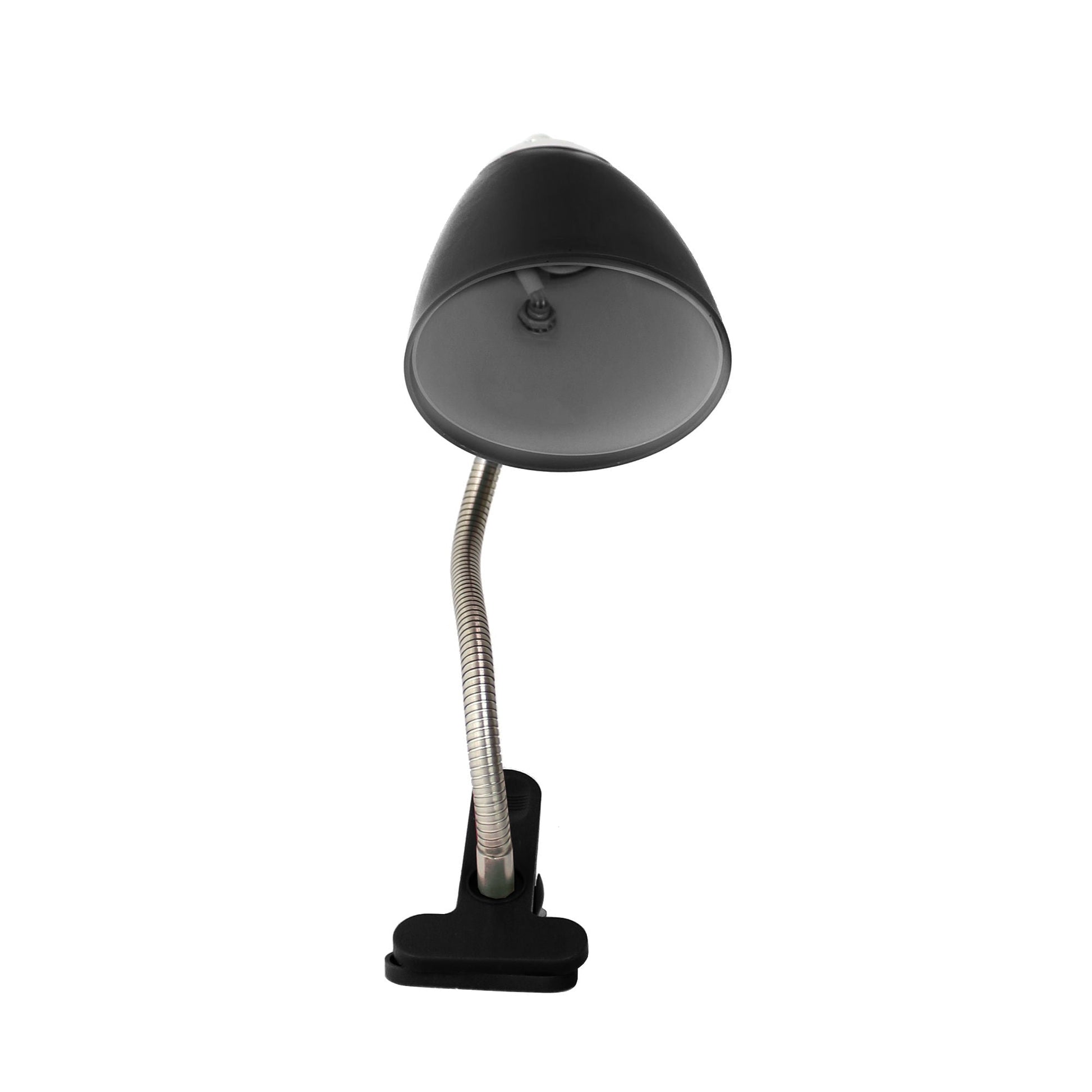 All The Rages LimeLights Black Flossy Flexible Gooseneck Clip Light Desk Lamp