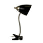 All The Rages LimeLights Black Flossy Flexible Gooseneck Clip Light Desk Lamp