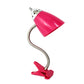 All The Rages LimeLights Pink Flossy Flexible Gooseneck Clip Light Desk Lamp