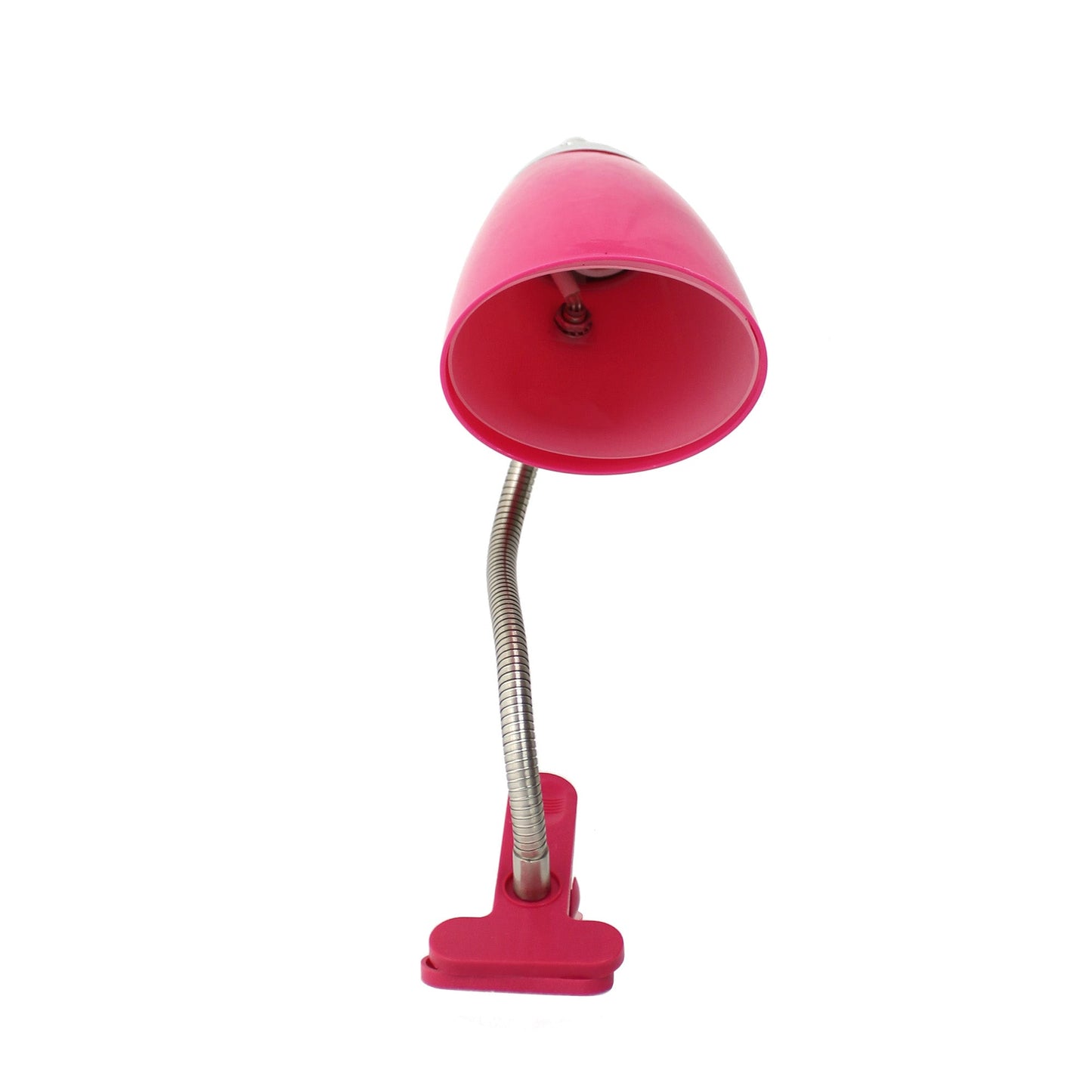 All The Rages LimeLights Pink Flossy Flexible Gooseneck Clip Light Desk Lamp