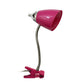 All The Rages LimeLights Pink Flossy Flexible Gooseneck Clip Light Desk Lamp