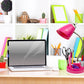 All The Rages LimeLights Pink Flossy Organizer Lazy Susan Base Desk Lamp With Charging Outlet