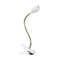 All The Rages LimeLights White Flexible Gooseneck LED Clip Light Desk Lamp