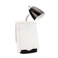 All The Rages Limelights Black Gooseneck Organizer Desk Lamp With iPad Tablet Stand Book Holder & Charging Outlet