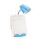 All The Rages Limelights Blue Gooseneck Organizer Desk Lamp With iPad Tablet Stand Book Holder