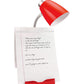 All The Rages Limelights Red Gooseneck Organizer Desk Lamp With iPad Tablet Stand Book Holder