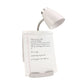 All The Rages Limelights White Gooseneck Organizer Desk Lamp With iPad Tablet Stand Book Holder