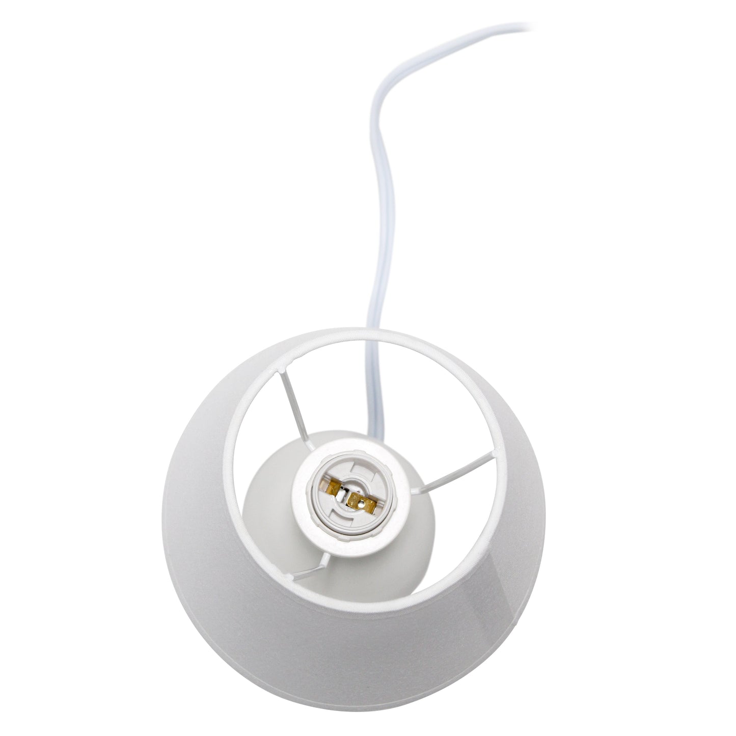 All The Rages Nauru 10" Off White Ceramic Oblong Table Lamp With Matching Fabric Shade