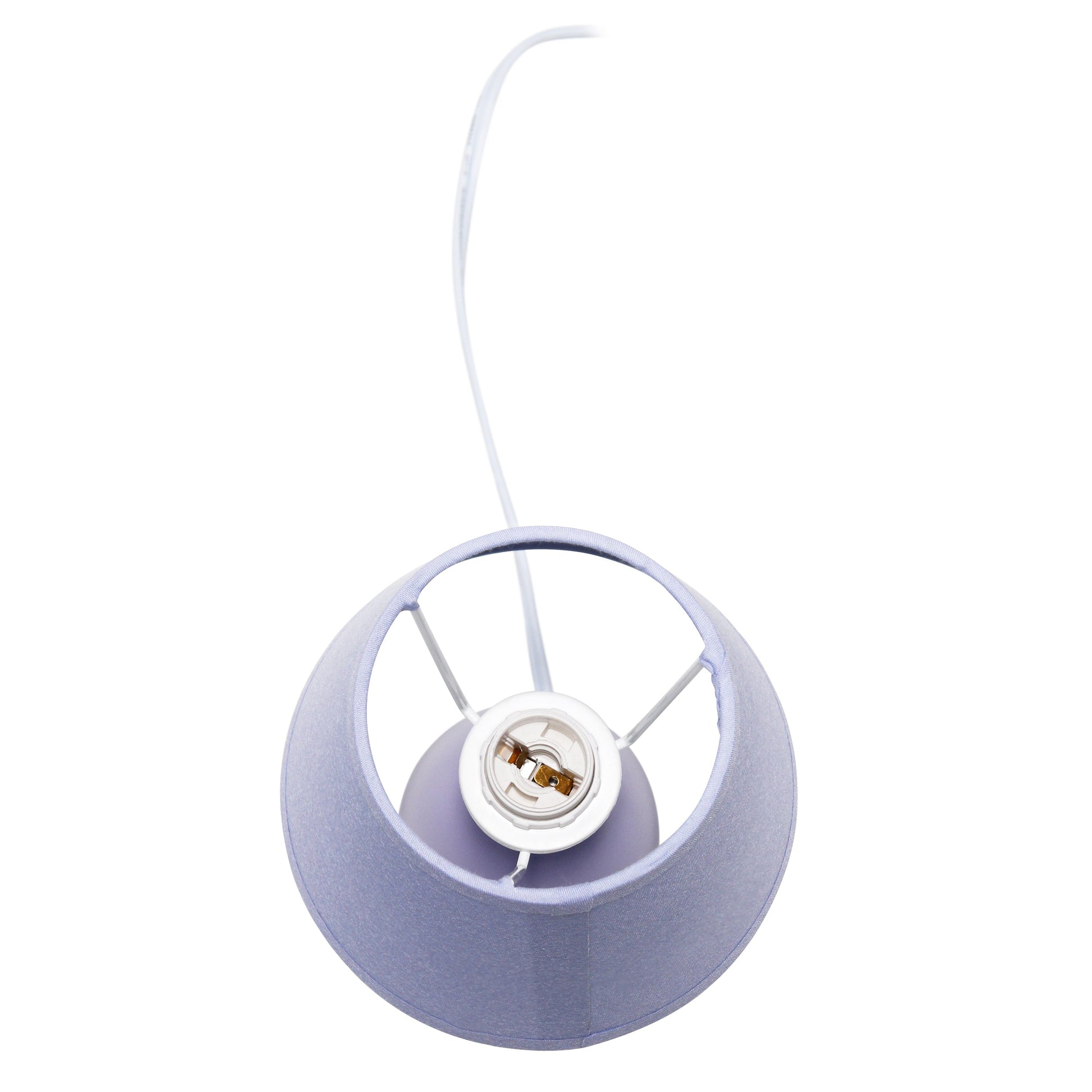 All The Rages Nauru 10" Purple 2-Piece Ceramic Oblong Table Lamp With Matching Fabric Shade