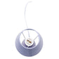 All The Rages Nauru 10" Purple Ceramic Oblong Table Lamp With Matching Fabric Shade