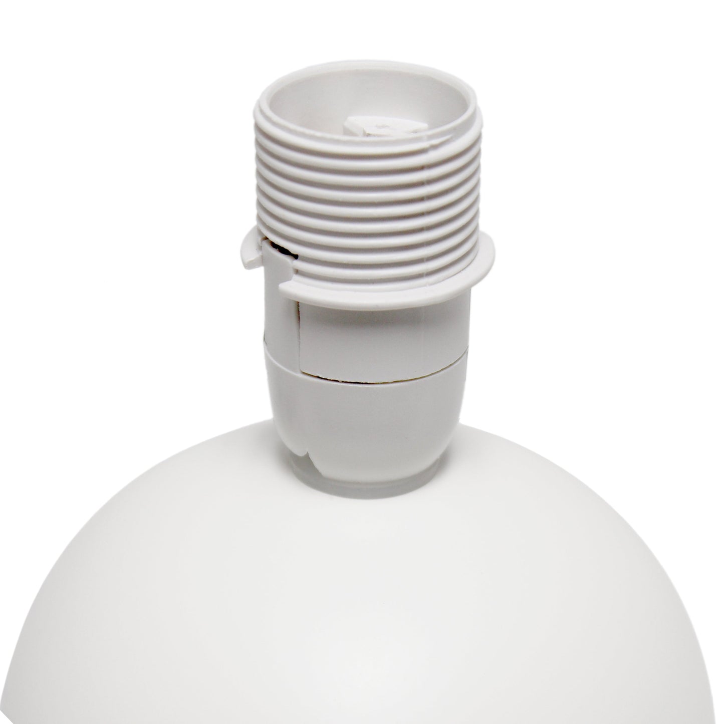 All The Rages Nauru 9" Off White 2-Piece Ceramic Orb Table Lamps With Matching Fabric Shades