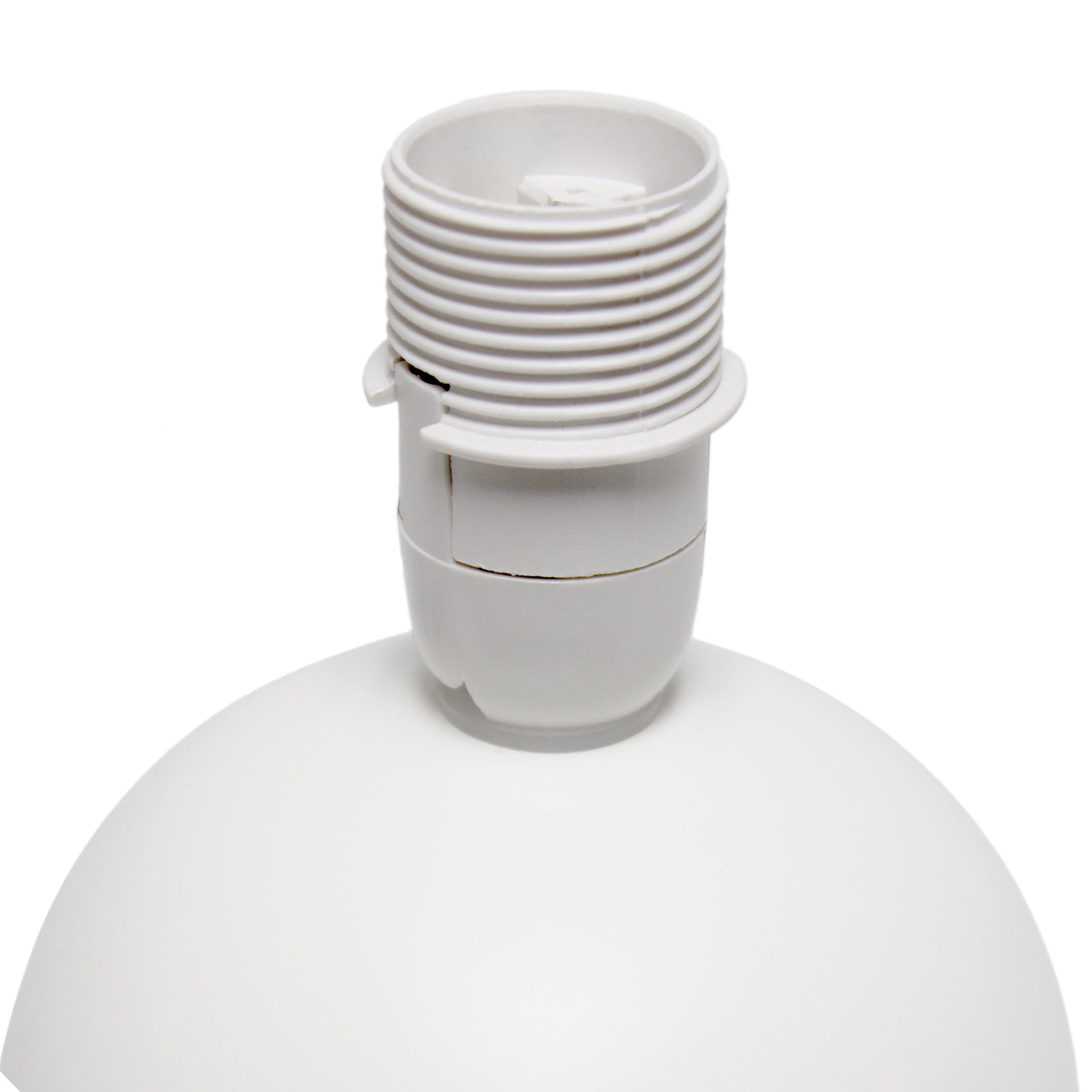 All The Rages Nauru 9" Off White Ceramic Orb Table Lamp With Matching Fabric Shade