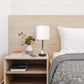 All The Rages Oslo 20" Black Base Standard Table Lamp With Power Outlet In White Fabric Shade
