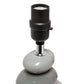 All The Rages Priva 15" Gray Contemporary Ceramic Stacking Stones Table Lamp
